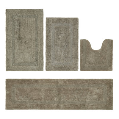 Ensemble de tapis pour salle de bain 100% coton 2370 g / m² Lux Premium
