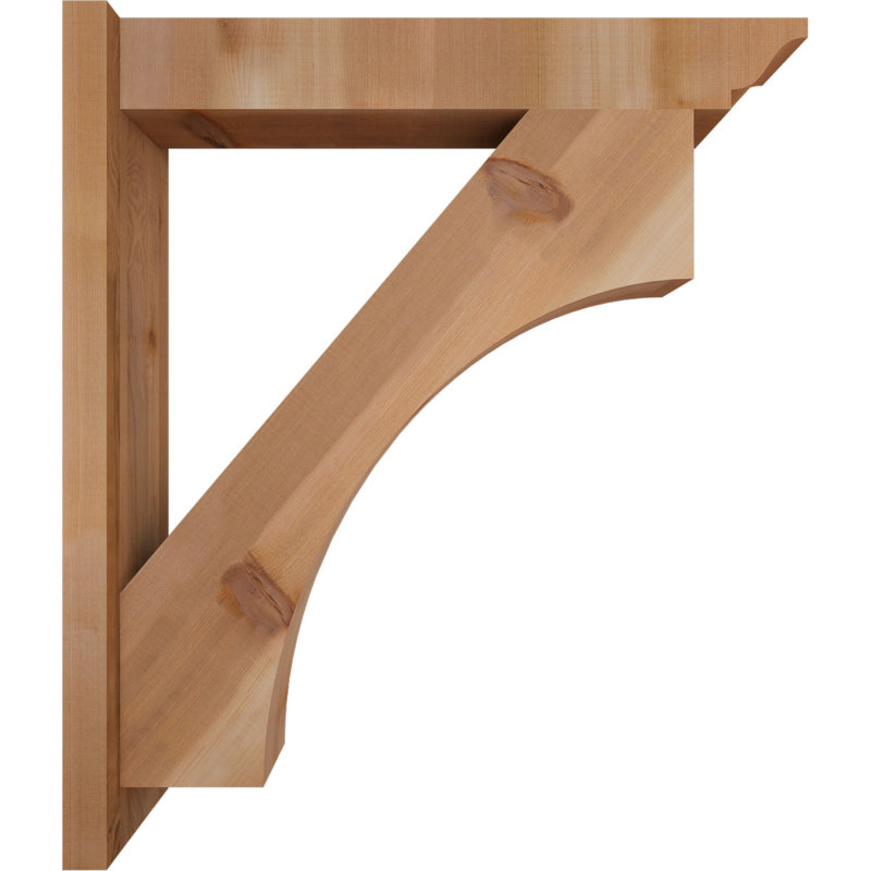 Persienne en bois Westlake, P 28 po x H 32 po, Cèdre rouge de l'Ouest l 5 1/2 po (lisse)