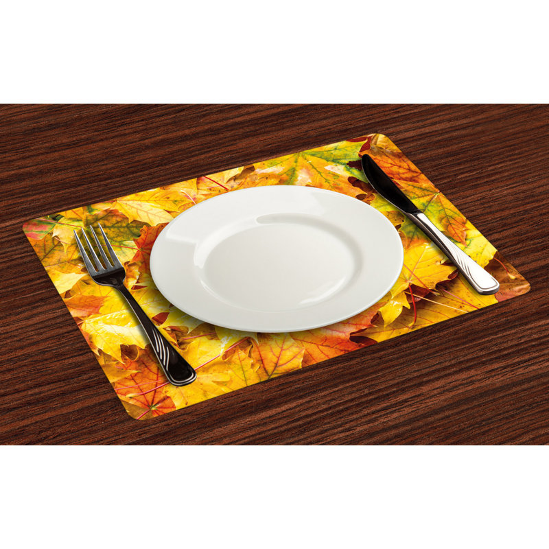 Polyester Floral Rectangle Placemat