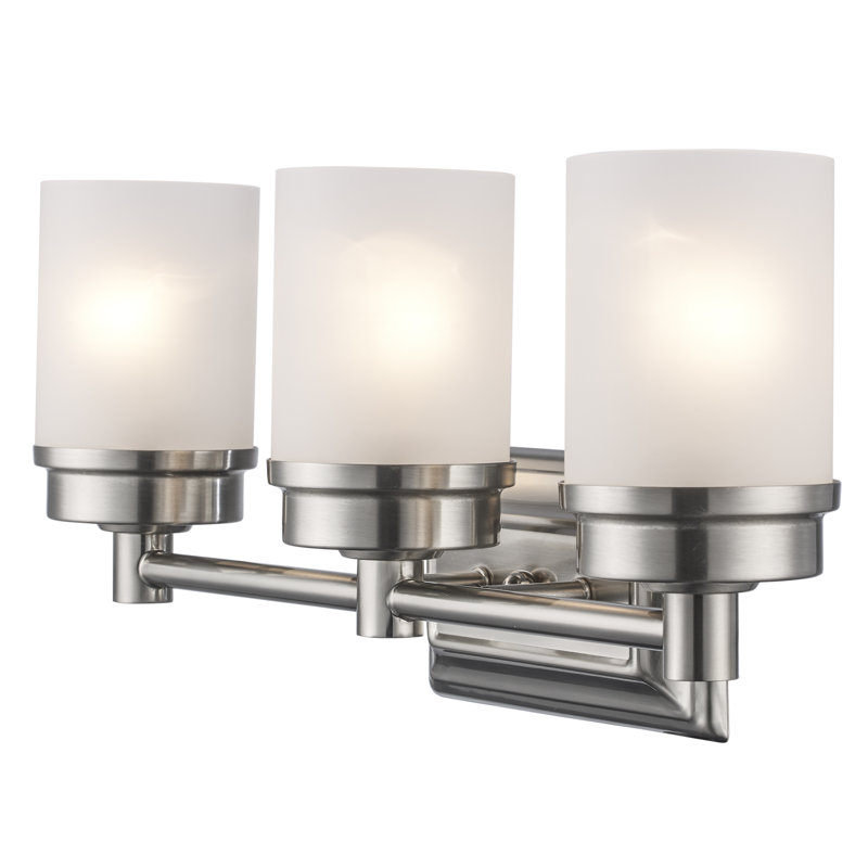 Éclairage pour meuble-lavabo en chrome 3 lumières Kincer