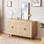 Console en bois avec 2 armoires, bois