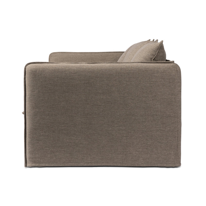 Andre 96" W Patio Sofa, Alessi Fawn