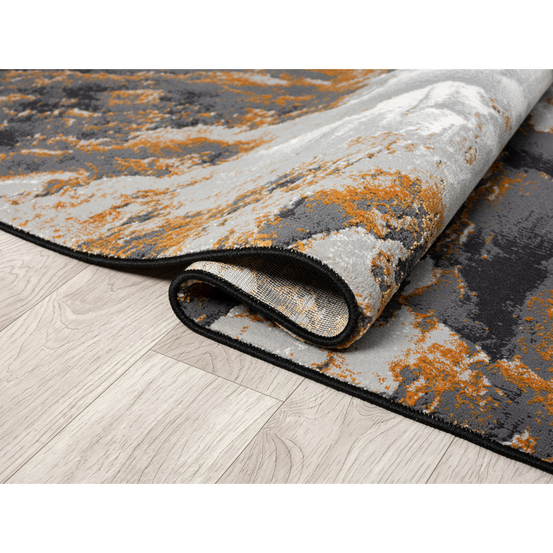 Inger Area Rug, Rust, Rectangle 120cm x 170cm