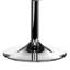 Swivel Upholstered Adjustable Height Counter Stool with Metal Frame