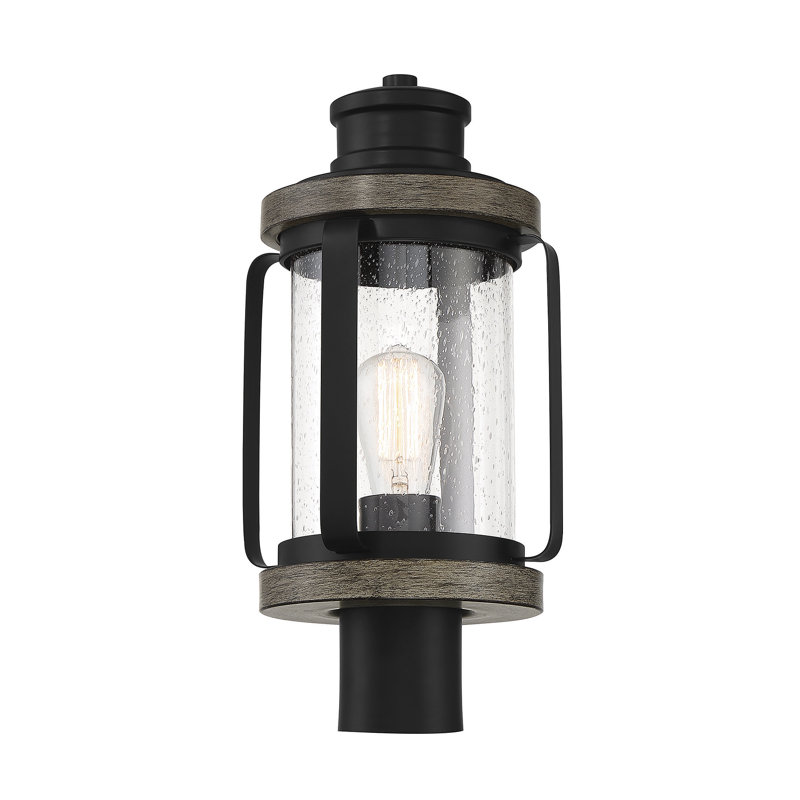 Tête de lanterne câblée 1 lumière H 17,5 po Kress Black