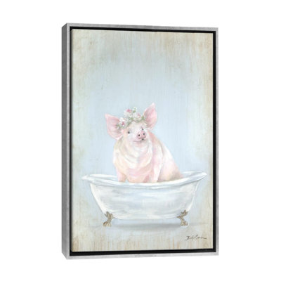 «Pig In A Tub» - reproduction de cadre photo