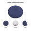 Coussin intérieur / extérieur, housse de coussin ronde de 16 pouces avec insert-116426240-116426245