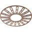 Médaillon de plafond en bois d'aulne 22 po x 8 po x H 8 po x A-63412161-63412170