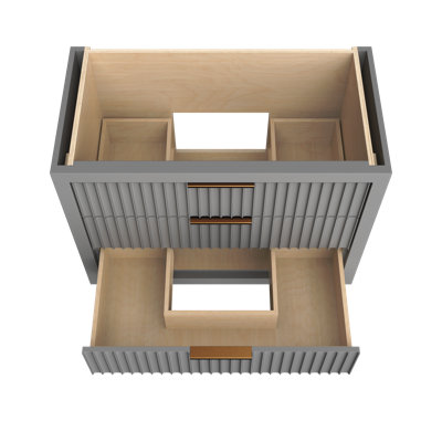 Lecrieú Three-Drawer Single Bath Vanity