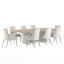 Water Upholstered Arm Chair