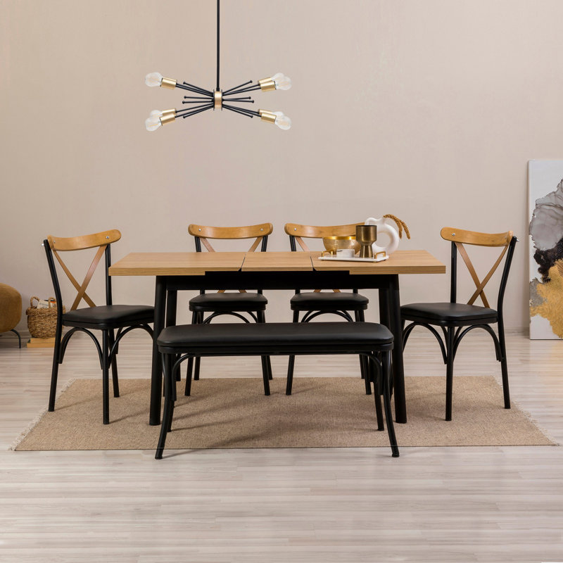 Gattilier Rectangular Restaurant Dining Set