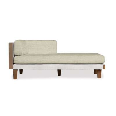 Catalina Outdoor Teak Chaise Lounge