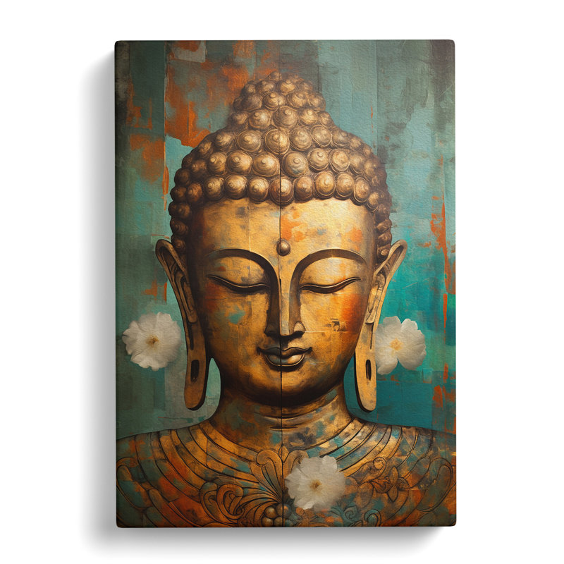 Buddha - Art Prints - Wrapped Canvas, 60cm H x 40cm W x 3cm D
