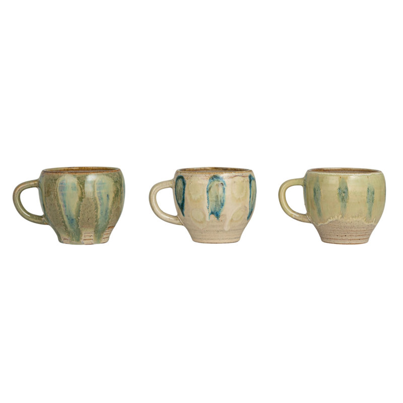 Geometric Stoneware Mug