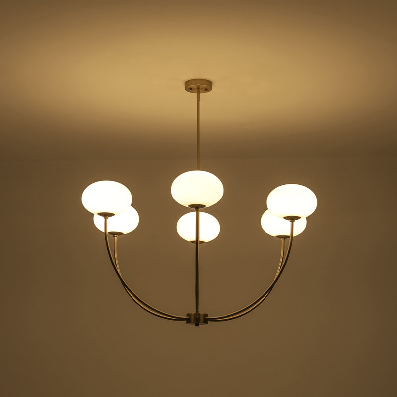 Lustre 6 lumières Glam
