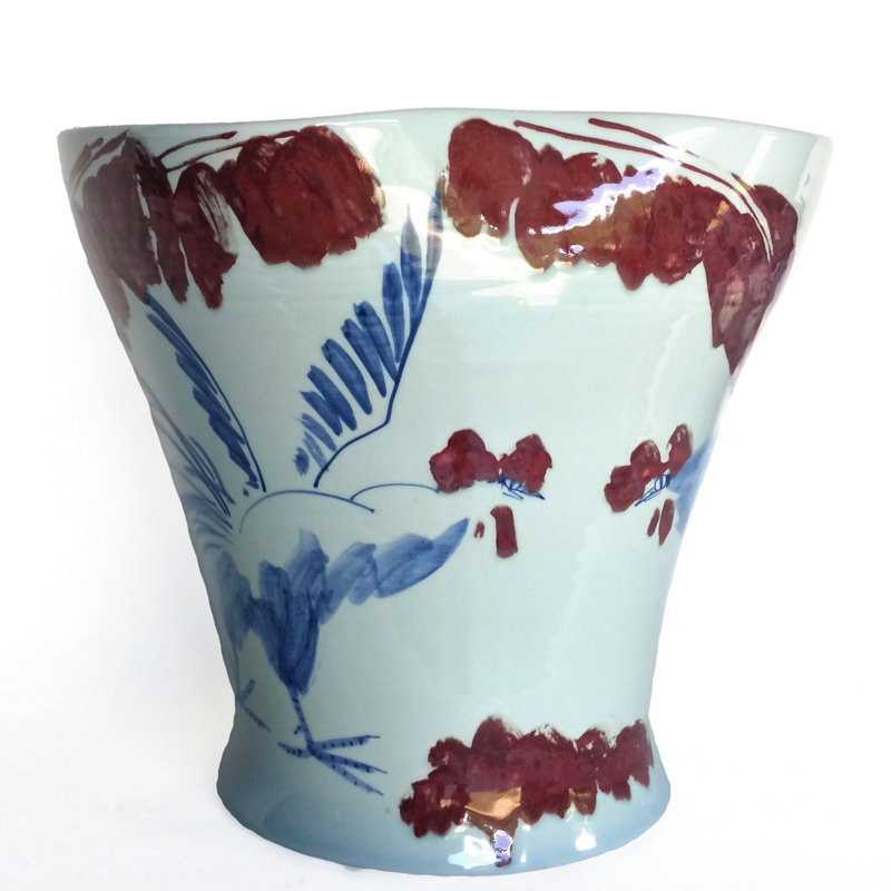 Bol décoratif rouge Aroz Bird