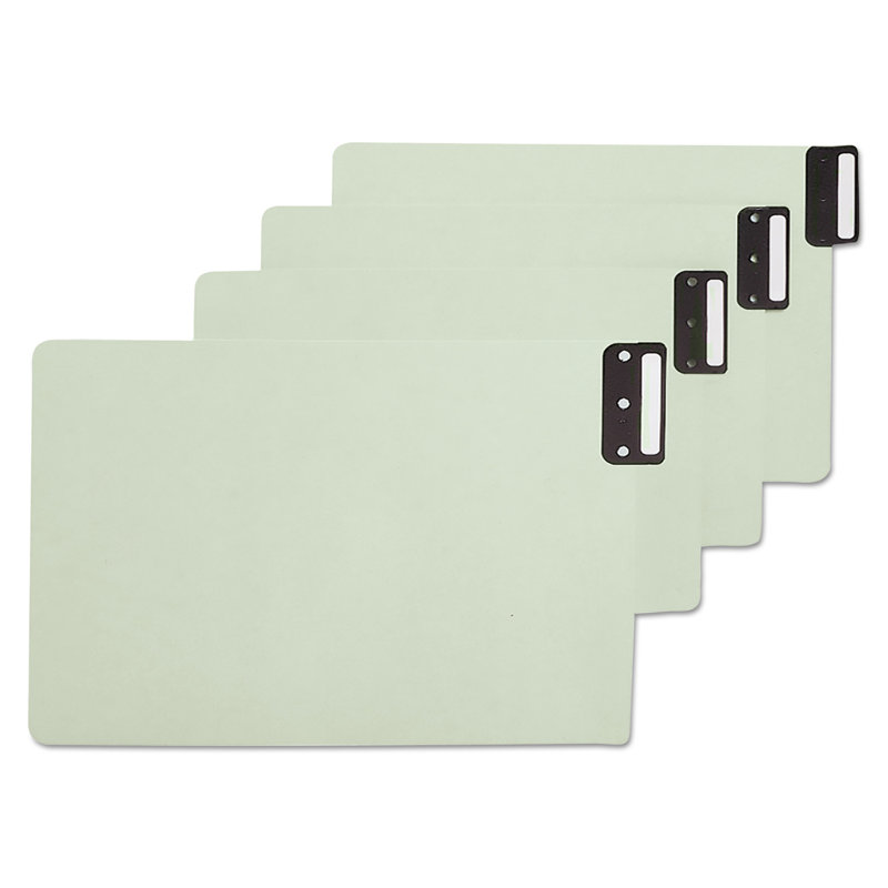 Smead® Pressboard Guides With Metal Tabs Metal File Guides