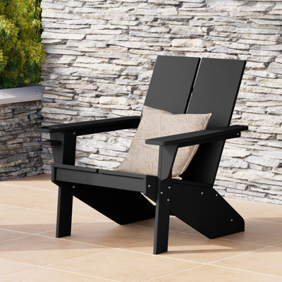 Modern Poly Adirondack Chair by Beachcrest Home