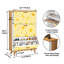 Rangement pour chaussures avec 3 tiroirs rabattables pour organisateur de rangement étagère à chaussures pastel