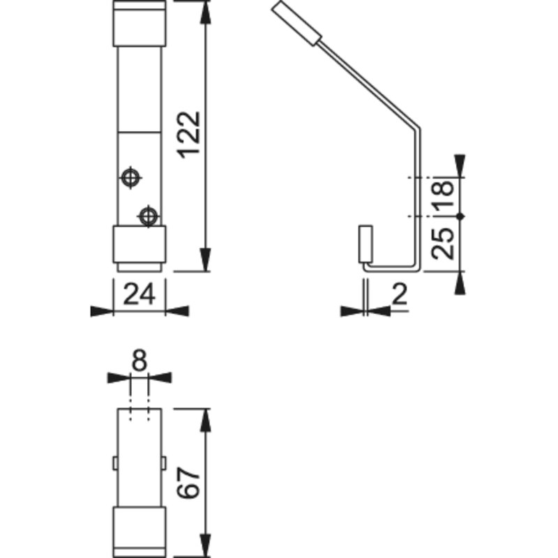 Kiper Stainless Steel Wall Wall Hook