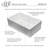 33'' L Single Bowl Fireclay Kitchen Sink-17549334