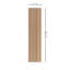 Panneaux muraux ronds en polystyrène Contour 93,7 po x 4,7 po-124137422