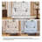 Upholstered Rococo Light Gray Nailhead Trim Accent Chair with Throw Pillow and Solid Wood Legs-119346041