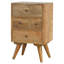 Leonardo 36cm W Solid Wood Bedside Table