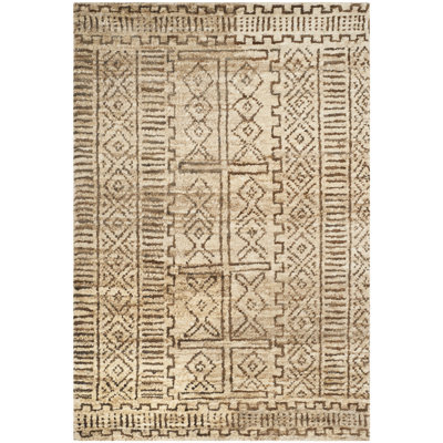 Ralph Lauren Kenya Jute Block Print Rug
