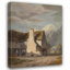 «Cottage by a Country Lane» par Sir Augustus Wall Callcott - Art mural sur toile tendue avec châssis
