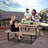 Dipeeka 4 - Person Patio Dining Set with Rectangular Table