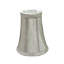 abat-jour cloche en fausse soie H 5 po (attache)-25311266