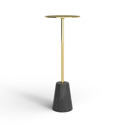Maisel 8" Genuine Marble End Table