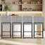 Ensemble de 4 tabourets de bar Chenille-114371027