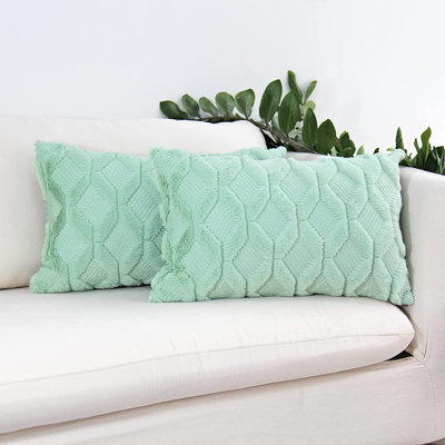  Ensemble de 2 housses de coussin décoratif seulement - Housses de coussin décoratif 12 po x 20 po