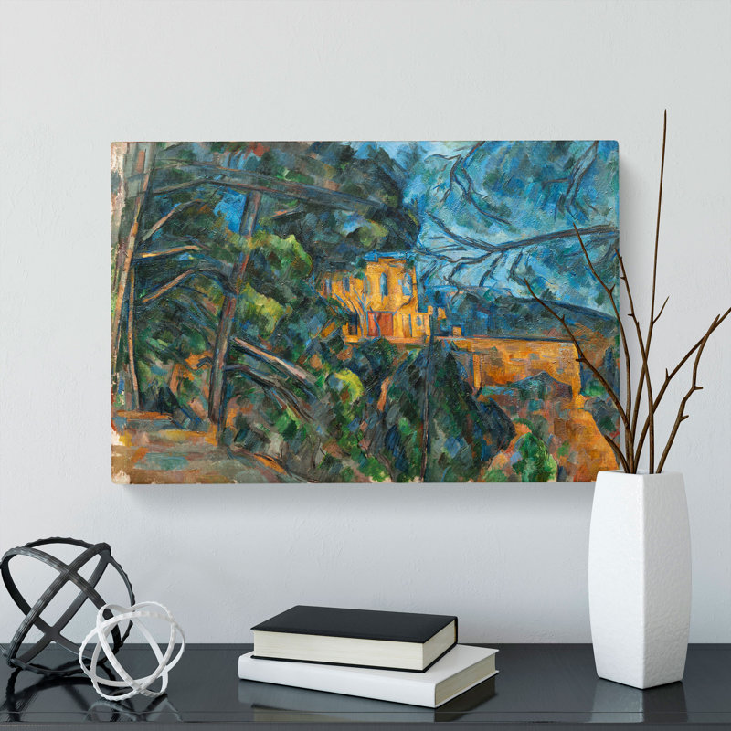 Chateau Noir by Paul Cezanne - Wrapped Canvas, 50cm H x 76cm W x 3cm D