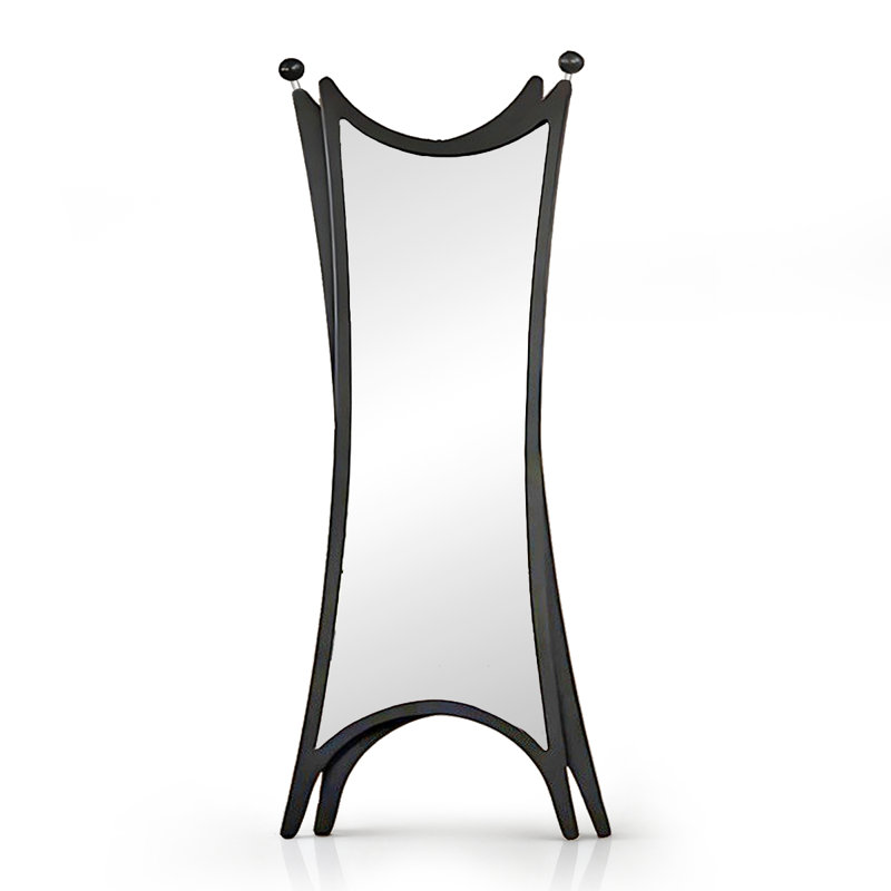 French-Style Vintage Unconventional Iron Frame Full-Length Mirror