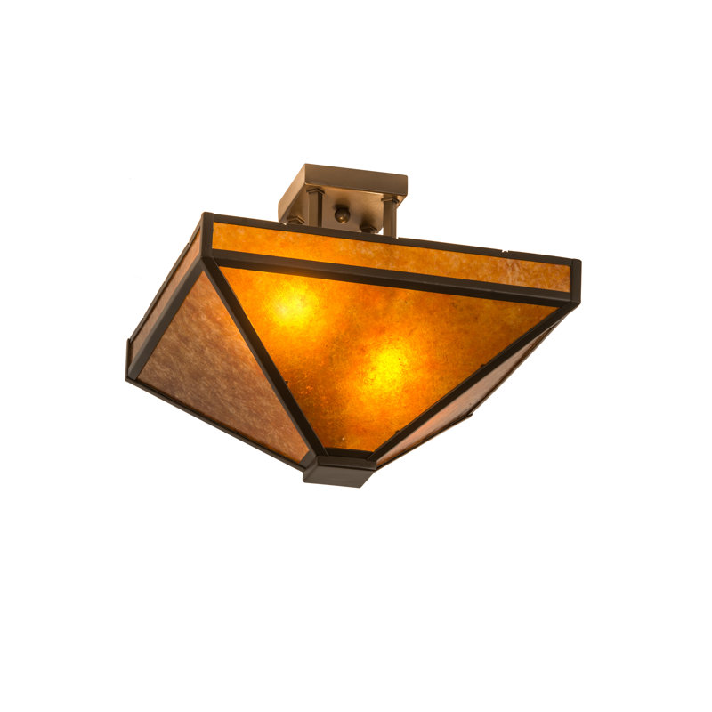 Mission Prime 2 - Light Outdoor Semi Flush Mount