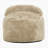 Convertible Memory Foam Bean Bag Chair, 2-in-1 Sofa Chair, Beige