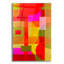 Art mural en verre épique «Radiance» par Bebe Keith, 12 po x 16 po