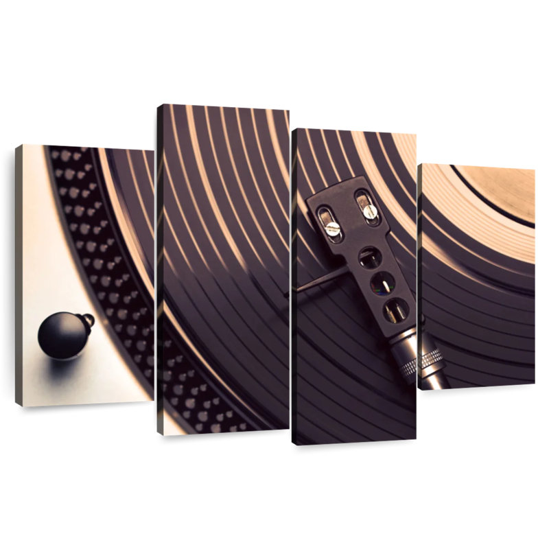 Abarca Vinyl On Turntable, 42" H x 68" W