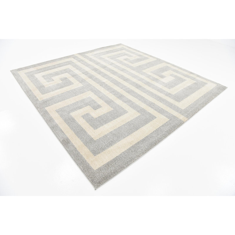 Geometric Indoor Rug, Rectangle 7'1" x 10'