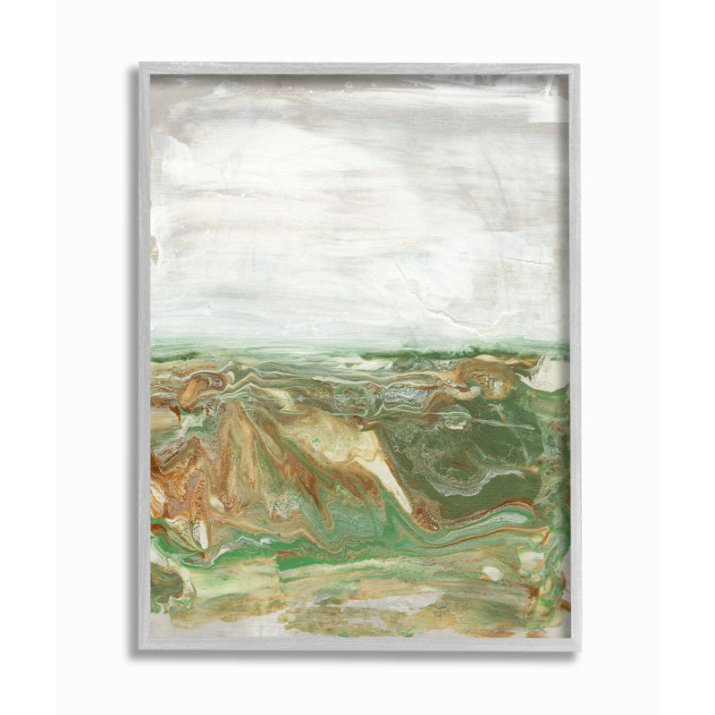 «Abstract Paint Fluid» par Lila Bramma - reproduction d'art, H 14 po x l 11 po, Estampe numérique Farmhouse