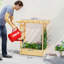 Outsunny Garden Planter with Trellis, Natural-1897594208