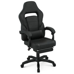 Loungie Rockme Black/Black Gaming Chair in the Video Gaming