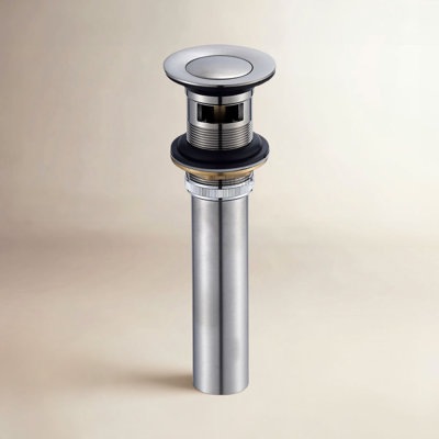 Pop-Up Bathroom Sink Drain with Overflow