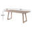 Longfellow 76" Solid Oak Dining Table-588715505