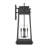 Boone 4-Light Outdoor Wall Lantern in Matte Black