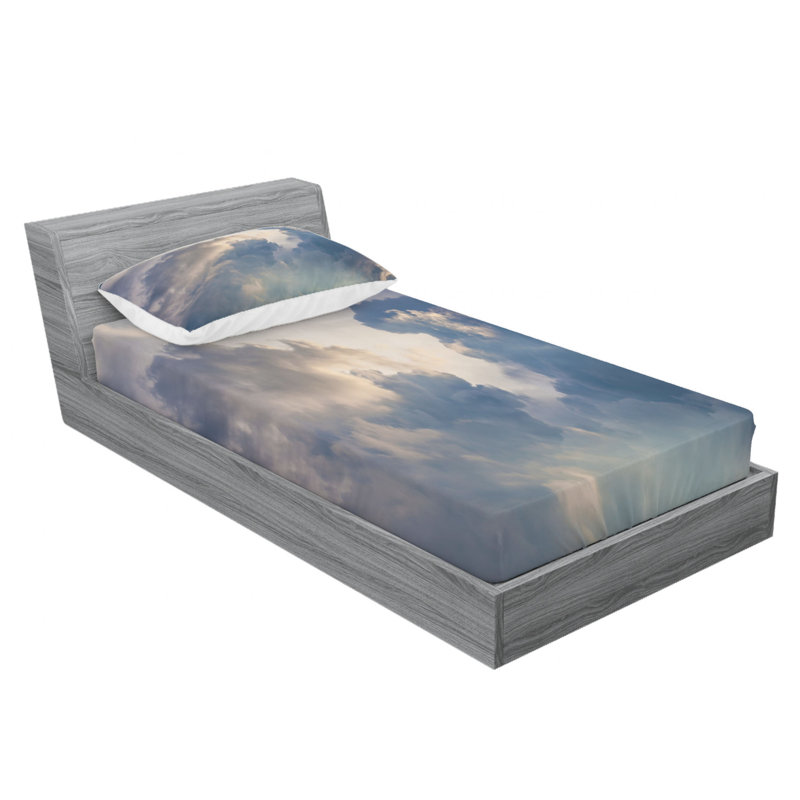 Microfiber Sheet Set, Twin XL Sheet Set with Fitted Sheet