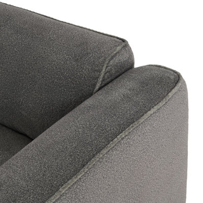Luxury living room double-needle cut velvet sofa